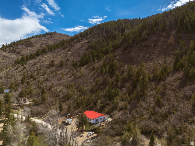 3902 Beaver Creek Road Kamas, UT 84036 - Photo 27 of 33 Aerial view of property with red metal roof