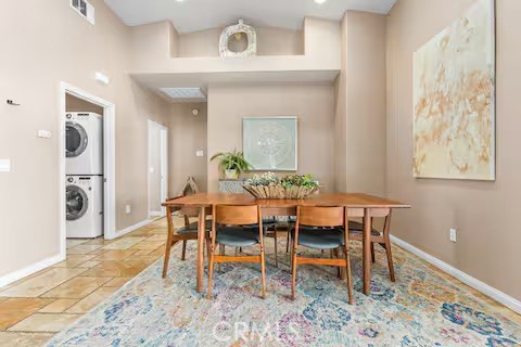 62398 Lilley Road Joshua Tree, CA 92252 - Photo 17 of 70 a dining room with furniture and wooden floor