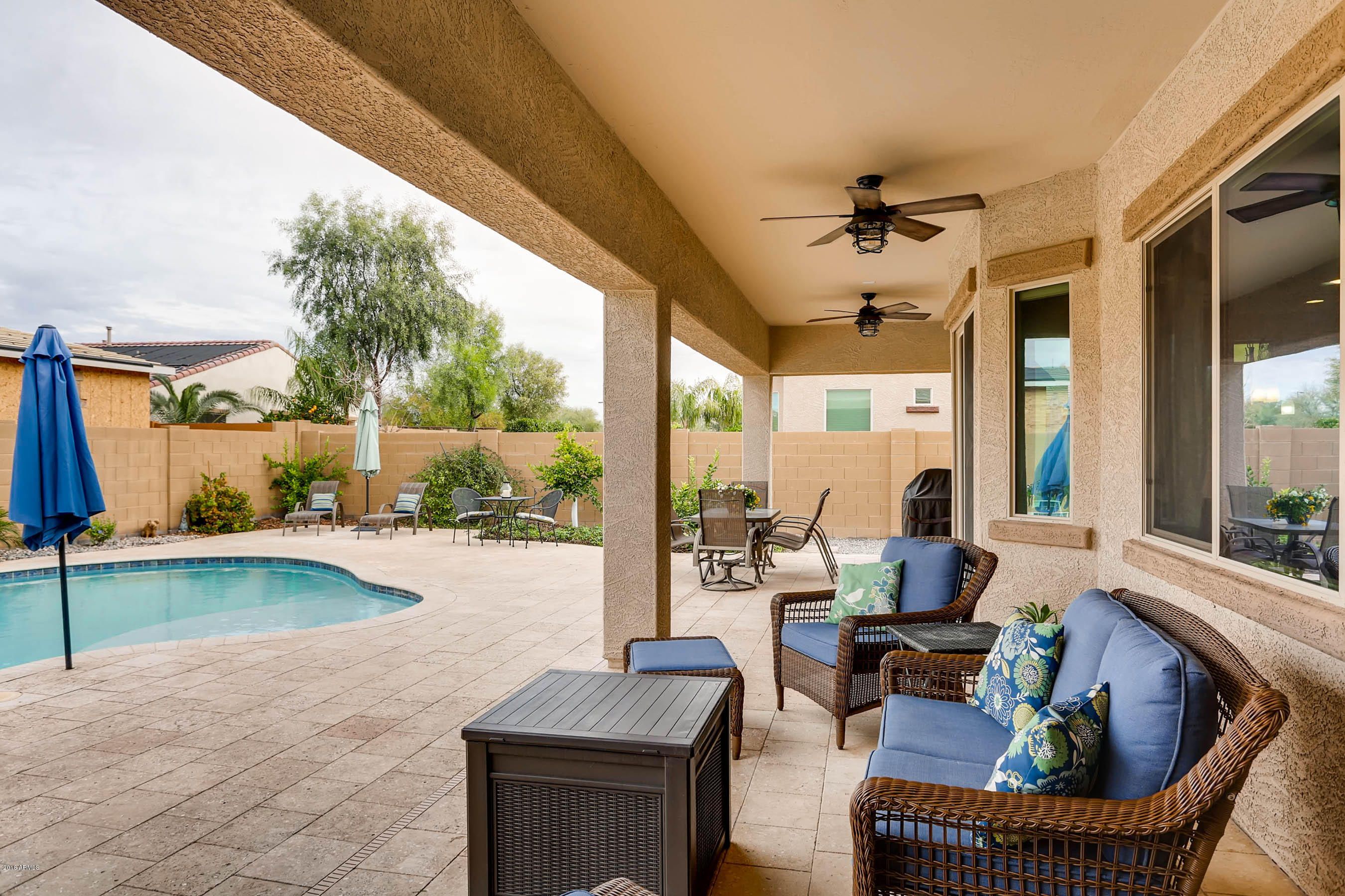 16160 West Berkeley Road Goodyear, AZ 85395 - Photo 23 of 28 Backyard Patio