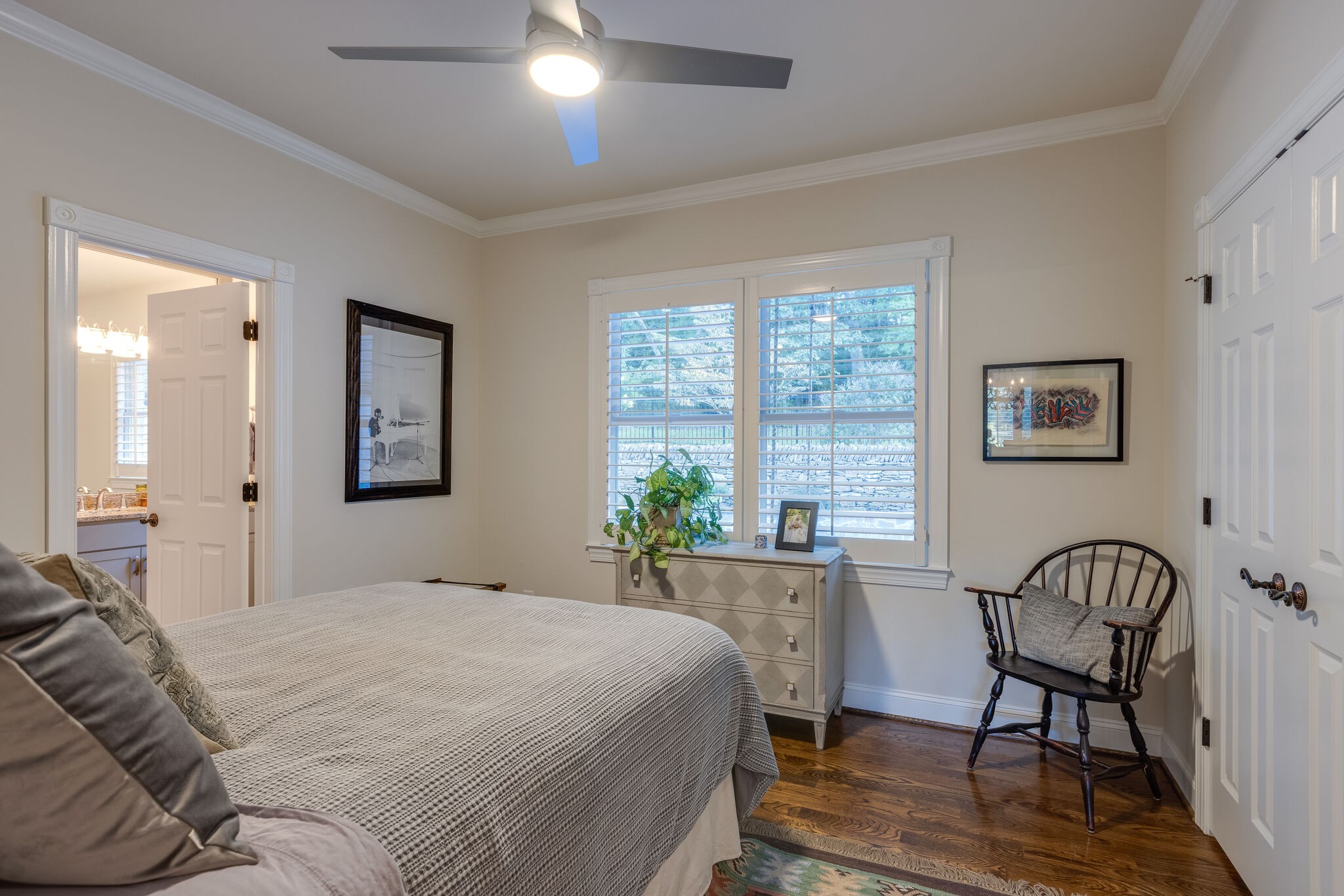 3151 McMillan Road Franklin, TN 37064 - Photo 31 of 46 a bedroom with a large bed and a window