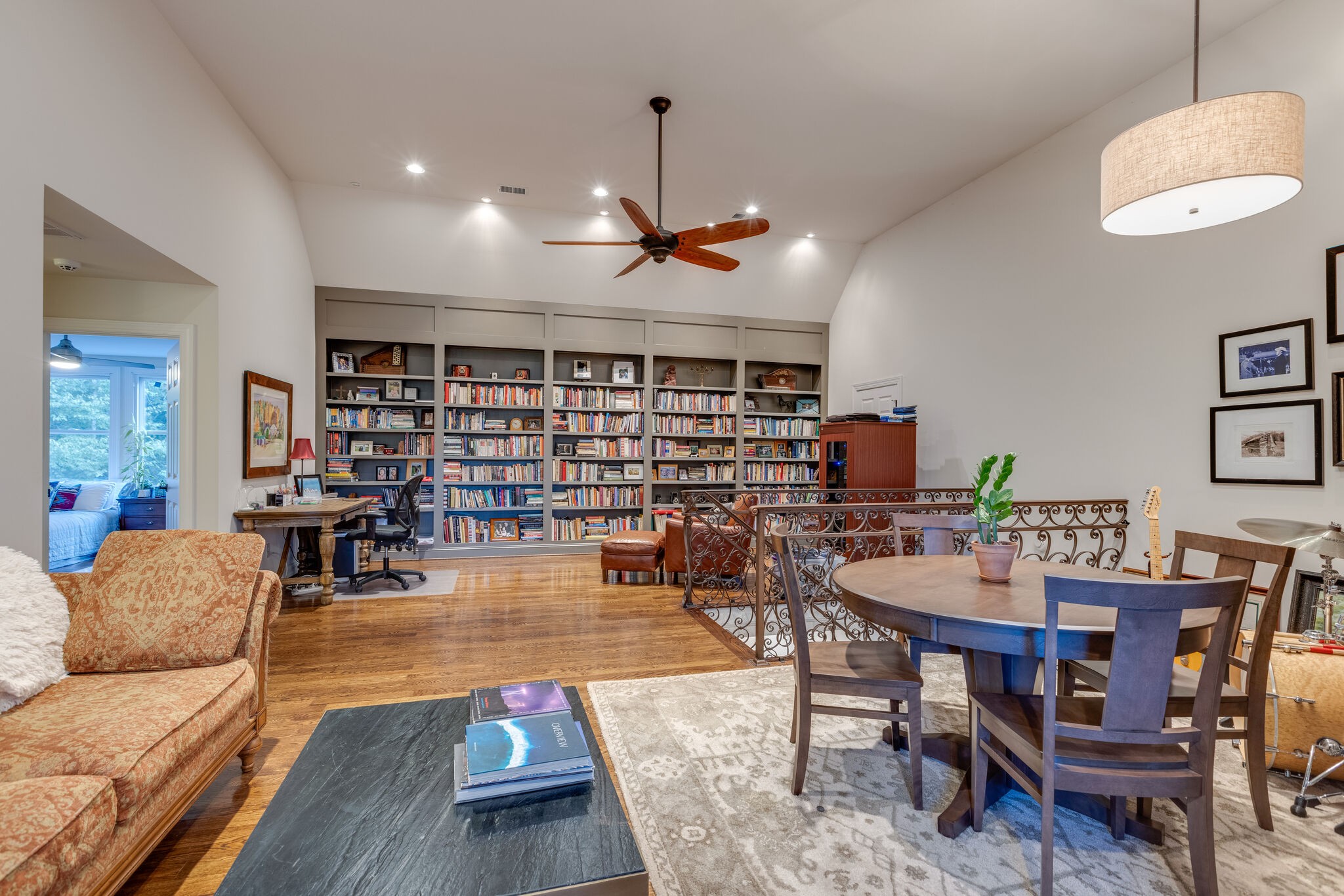 3151 McMillan Road Franklin, TN 37064 - Photo 35 of 46 a living room with furniture a rug and a chandelier