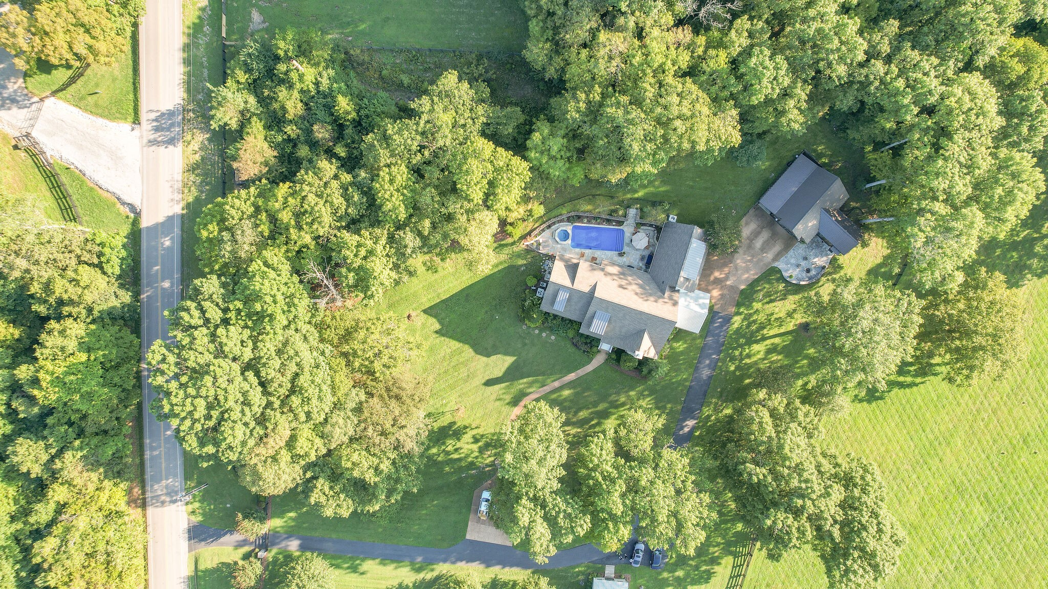 3151 McMillan Road Franklin, TN 37064 - Photo 8 of 46 a view of a house with a yard