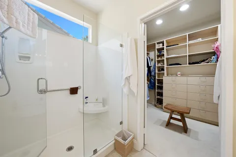 a view of walk in closet