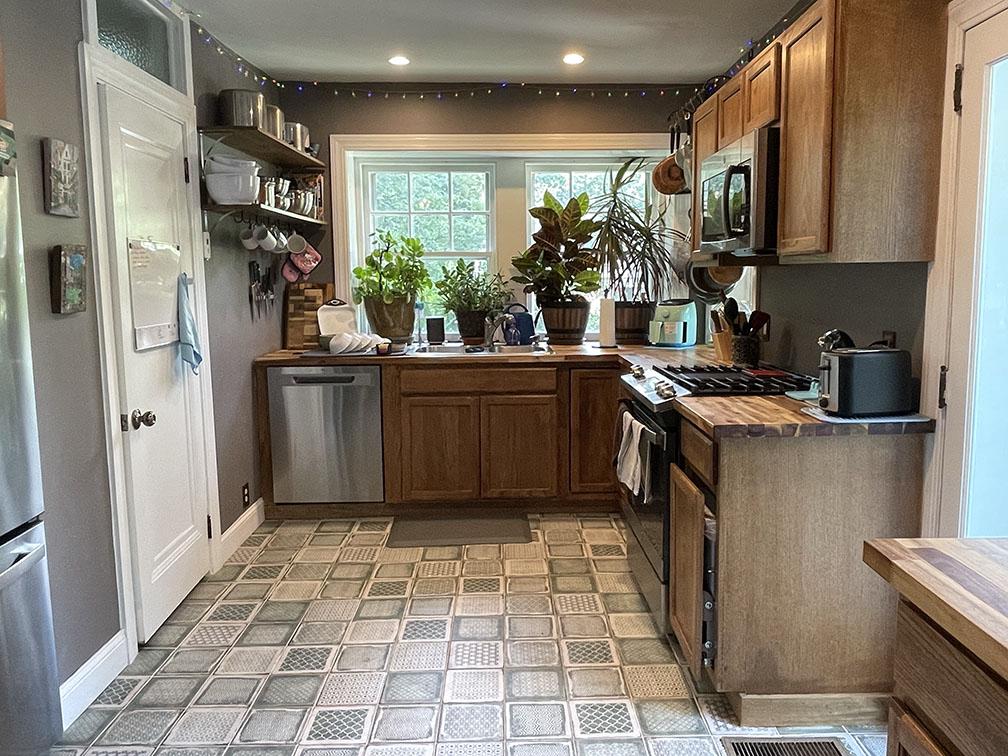 15 Cornell Road Bala Cynwyd, PA 19004 - Photo 6 of 24 Kitchen door leads to first floor powder room