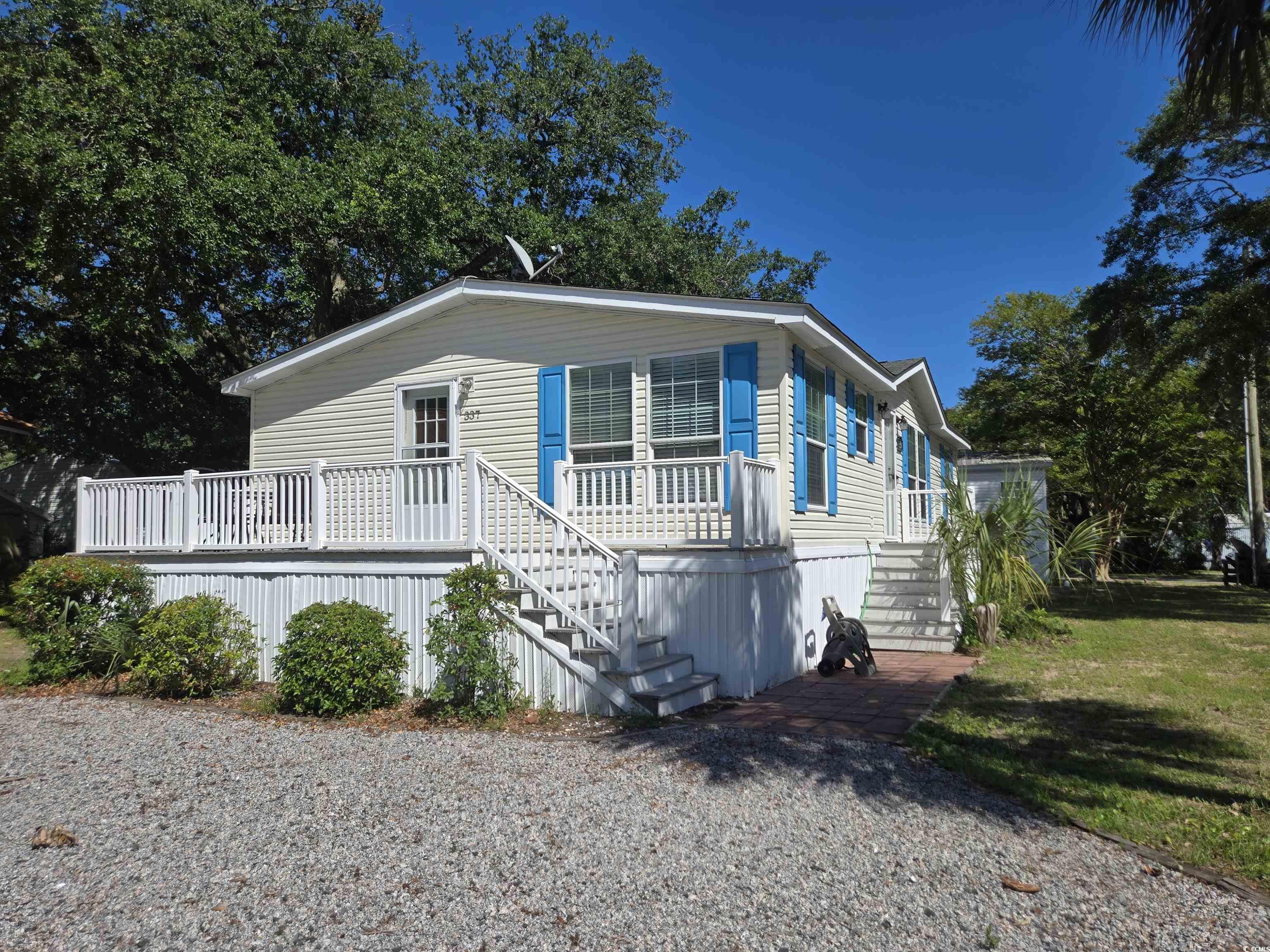 337 Clam Shell Circle Murrells Inlet, SC 29576 - Photo 2 of 29 Manufactured / mobile home featuring stairs