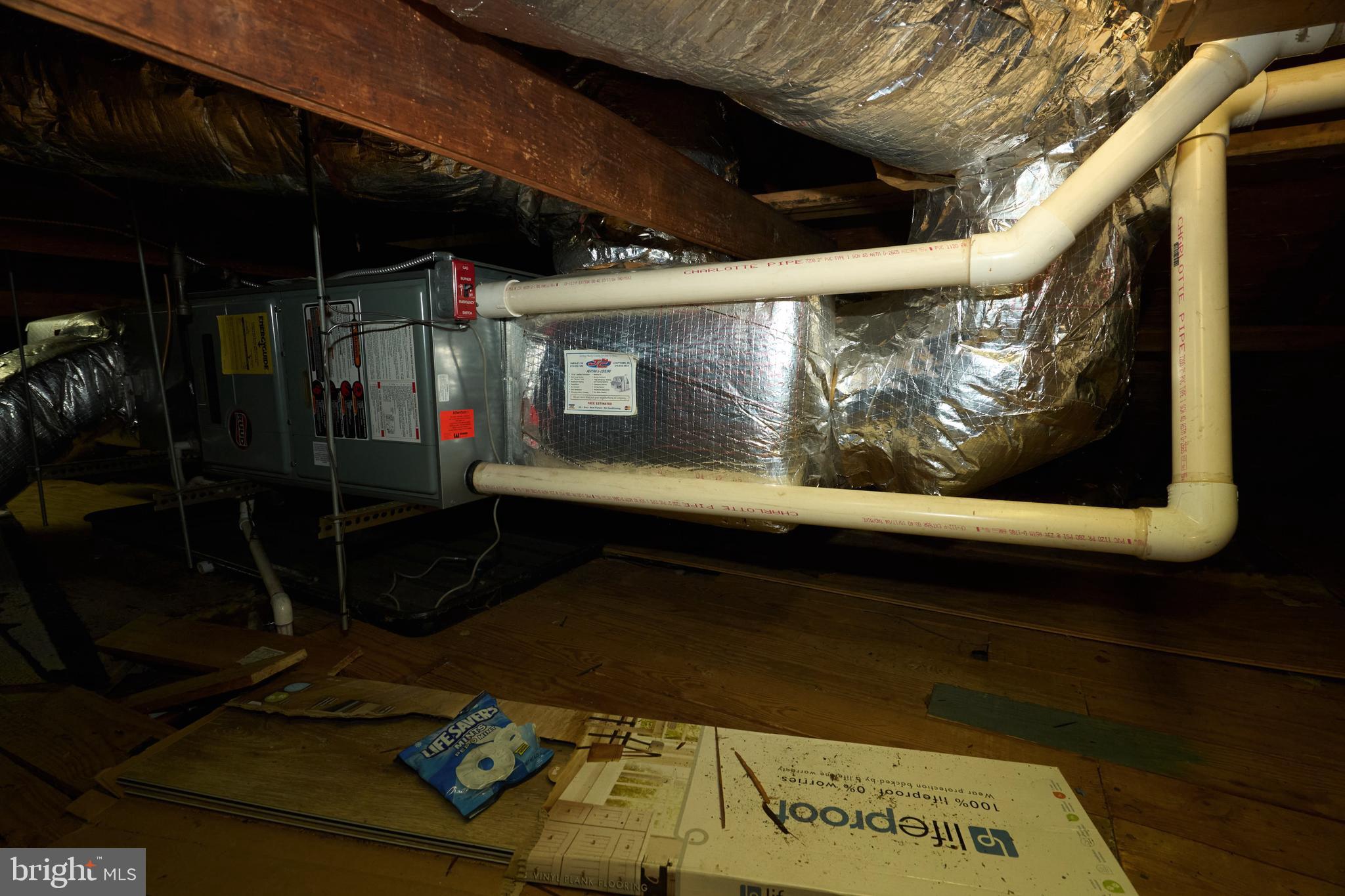 550 Stevens Road Morrisville, PA 19067 - Photo 16 of 43 HVAC in attic