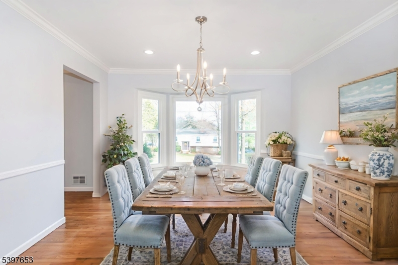 267 Washington Valley Road Randolph, NJ 07869 - Photo 21 of 42 a view of a dining room with furniture window and wooden floor