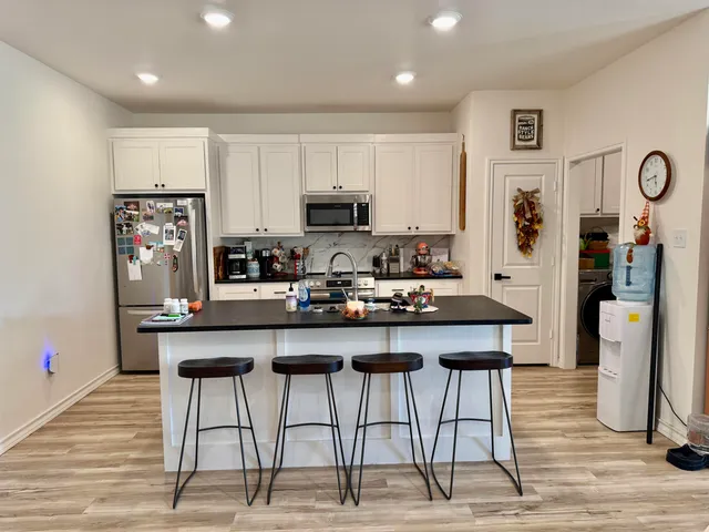 a room with storage and utility