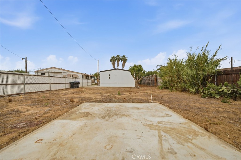 27615 Harrison Avenue Menifee, CA 92585 - Photo 15 of 18 a view of a backyard