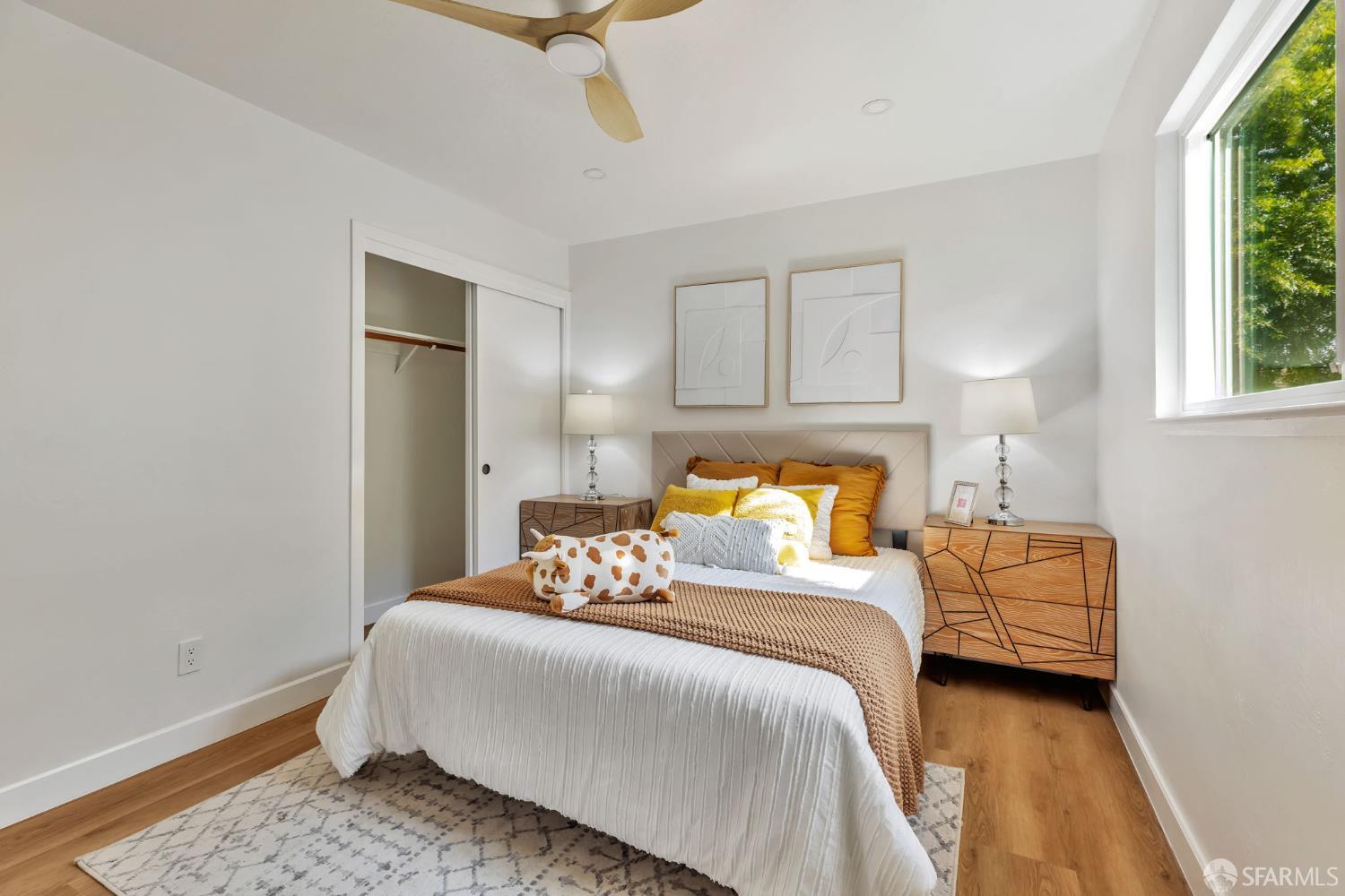 1467 Hudson Way Livermore, CA 94550 - Photo 20 of 48 a bedroom with a bed and a couch