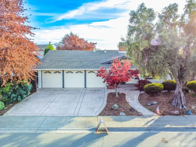 a view of a house with a patio