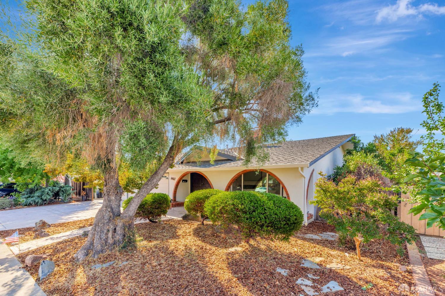 1467 Hudson Way Livermore, CA 94550 - Photo 4 of 48 a front view of a house with a yard