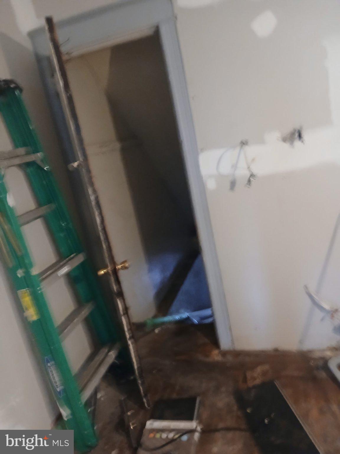 919 Keystone Road Chester, PA 19013 - Photo 12 of 12 Renovation in progress: a doorway awaits.