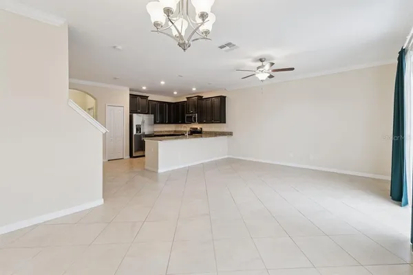 a view of a kitchen with a sink and dishwasher