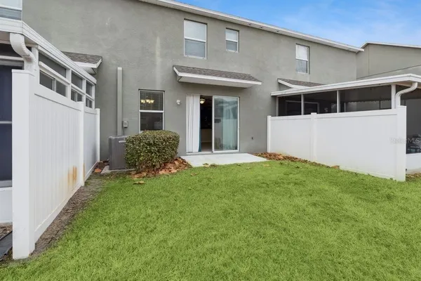 a house view with a garden space