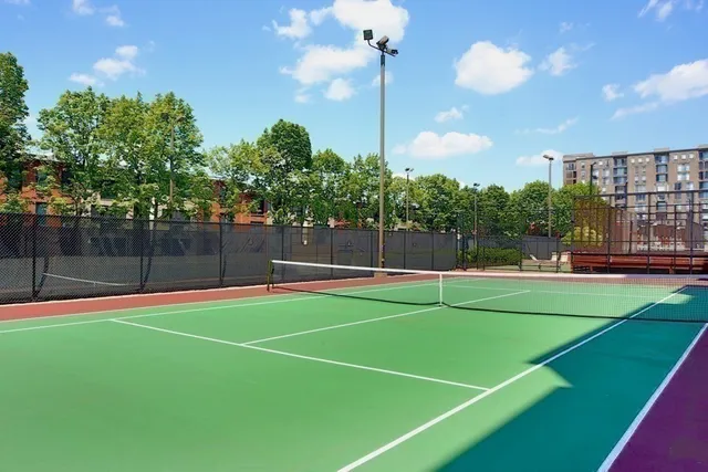 a view of a tennis court
