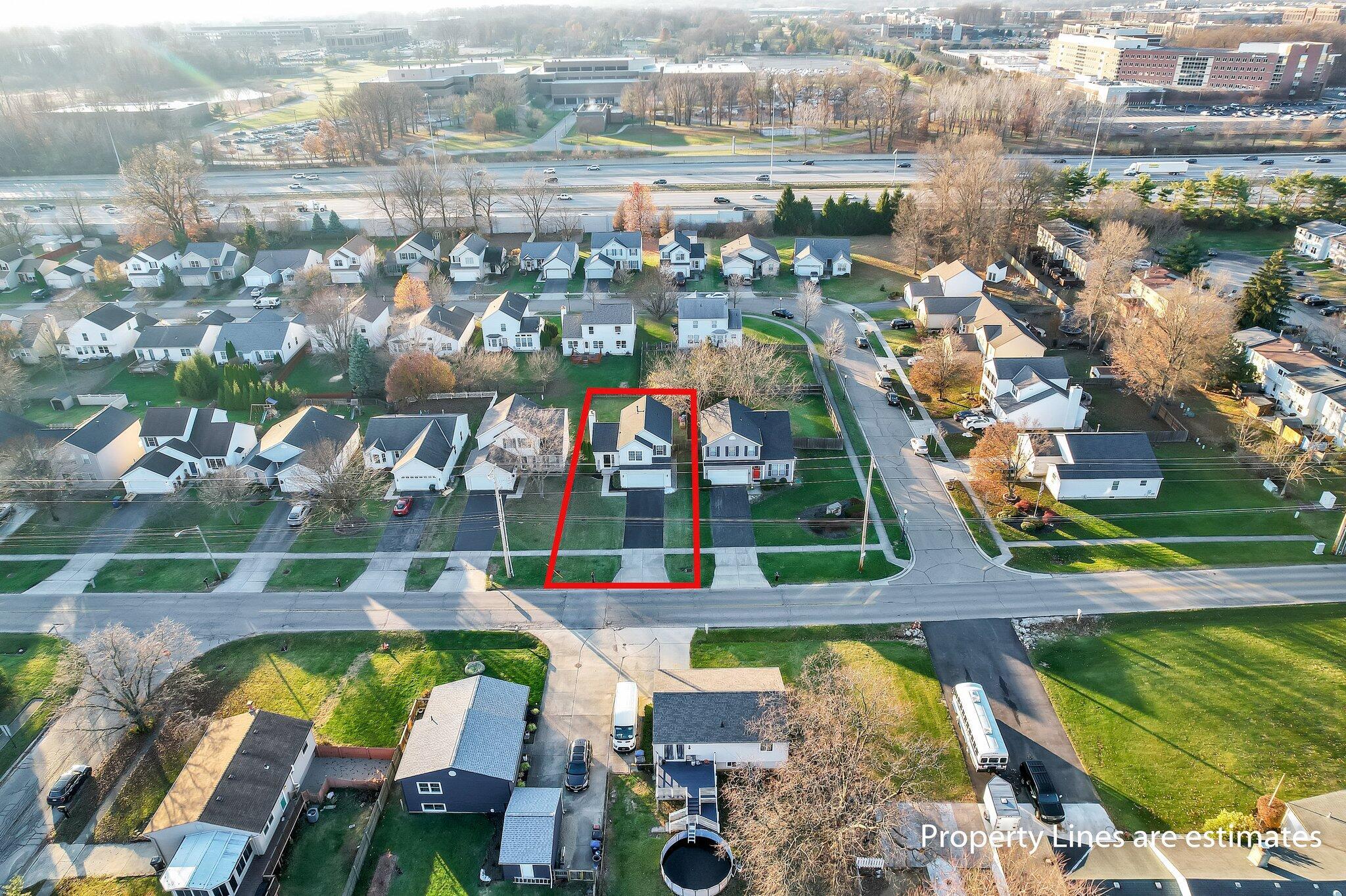 3213 Hines Road Columbus, OH 43230 - Photo 37 of 40 Approximate Lot Lines