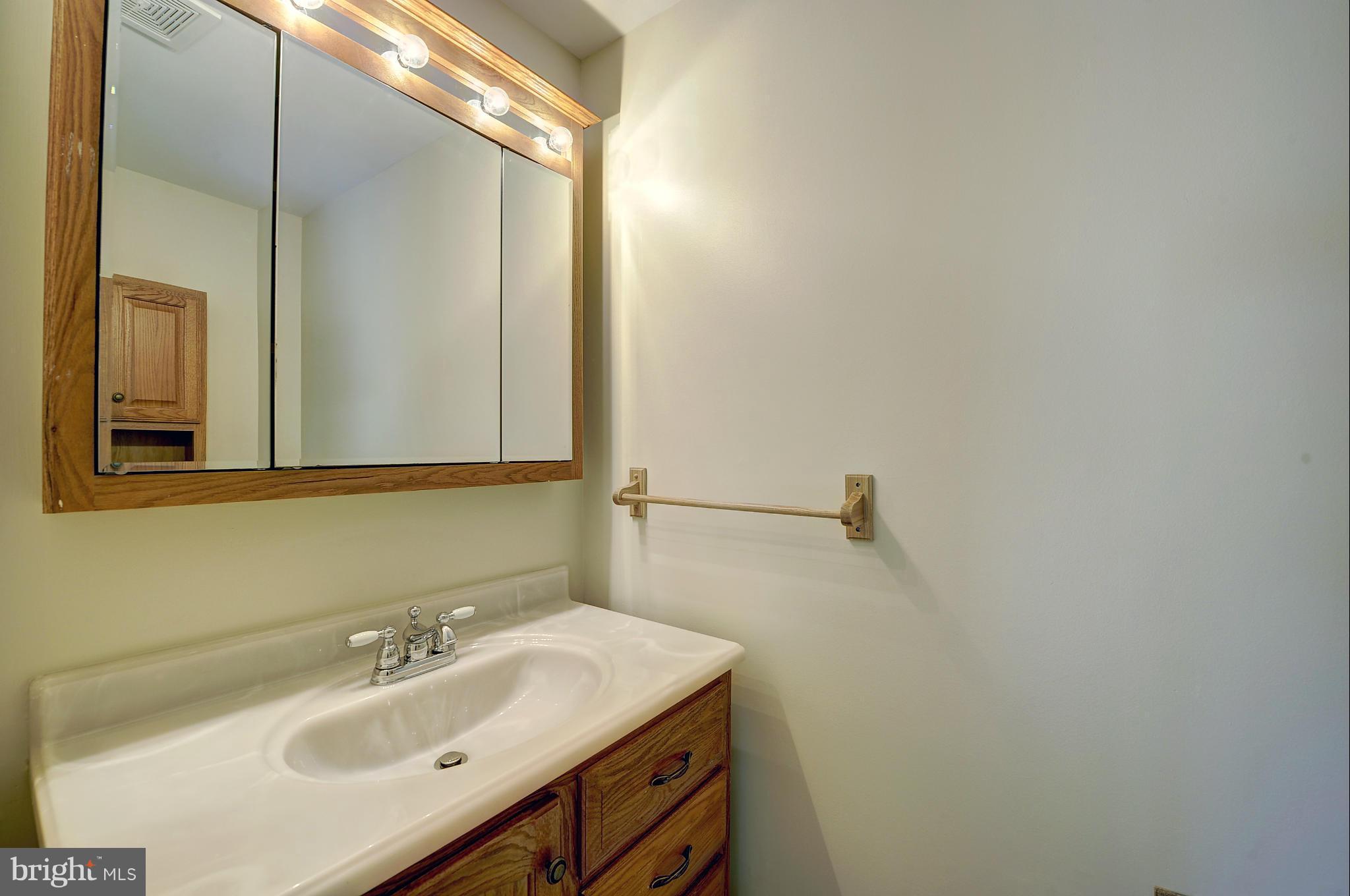 4320 Cub Run Road Chantilly, VA 20151 - Photo 18 of 30 a bathroom with a sink and a mirror
