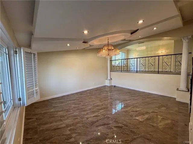 a view of empty room