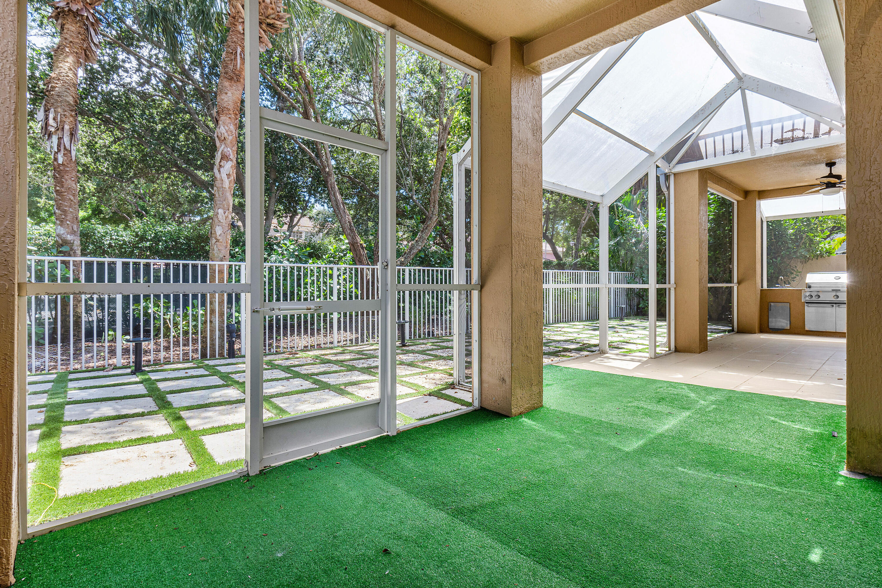 1655 East Classical Boulevard Delray Beach, FL 33445 - Photo 26 of 40 a view of a porch with a backyard