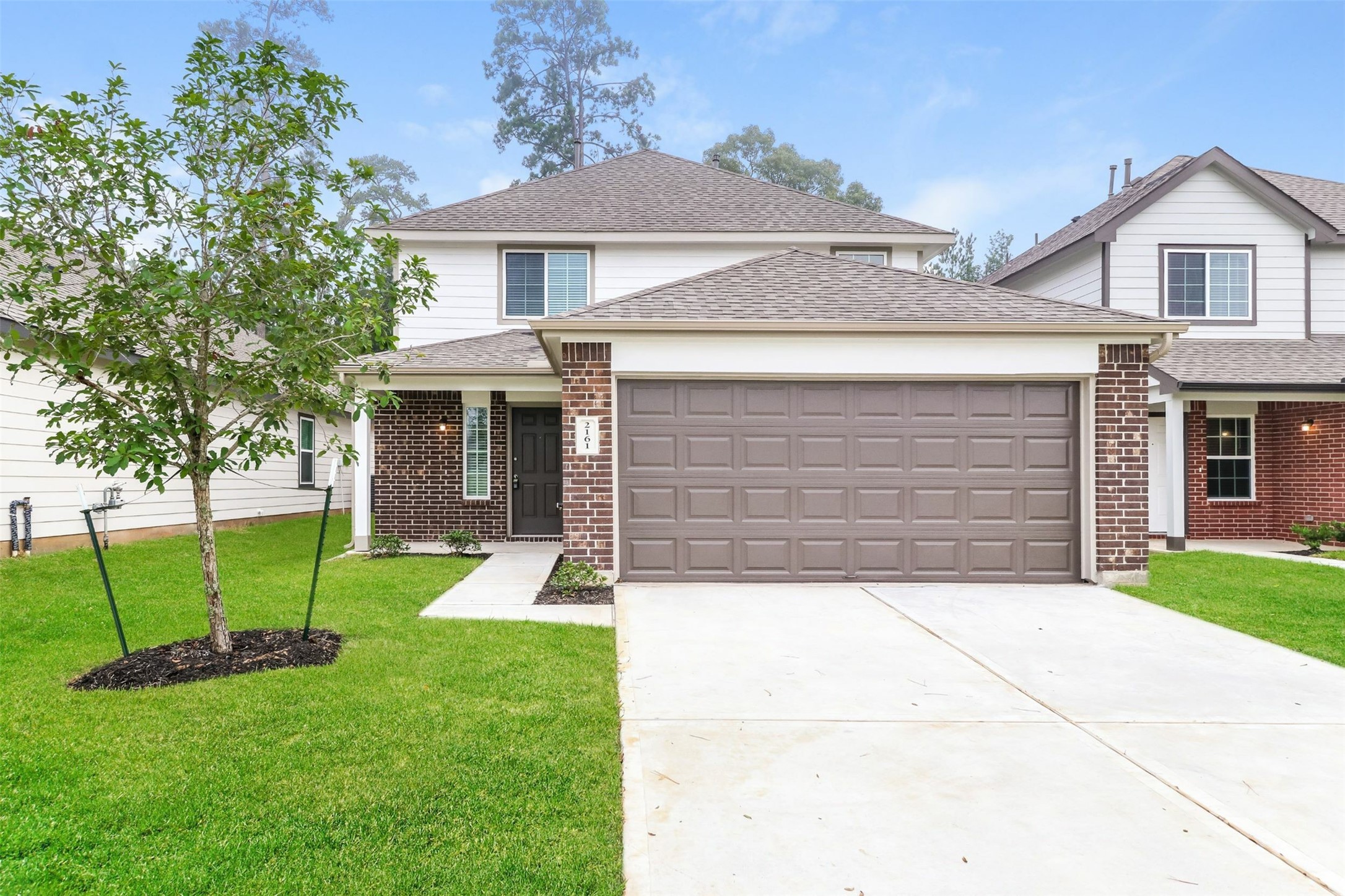 front view of house with a yard