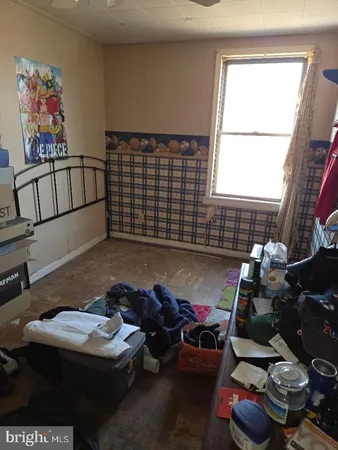 a room with furniture