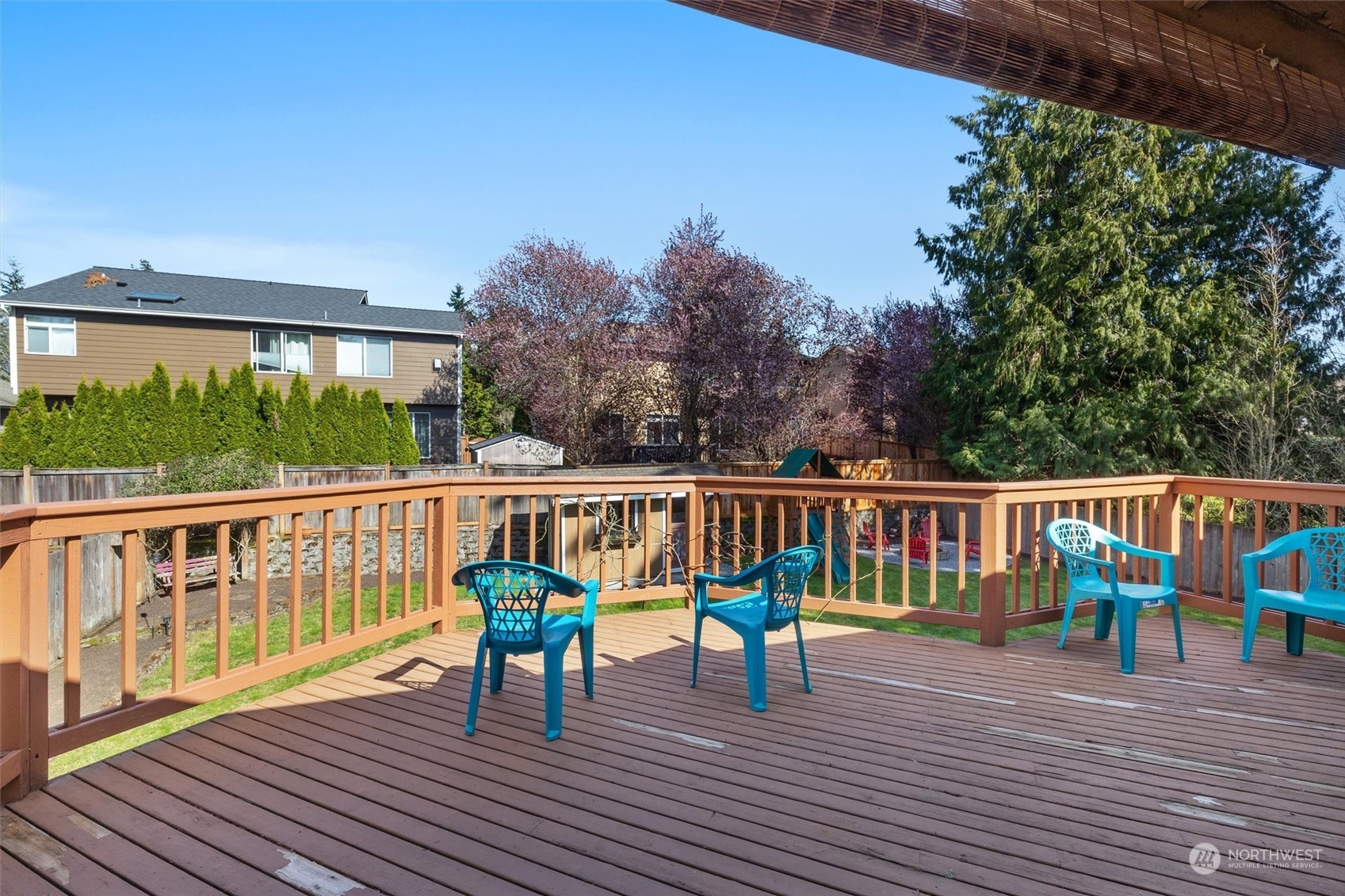 17021 30th Drive Southeast Bothell, WA 98012 - Photo 33 of 39 a view of a chairs on wooden deck