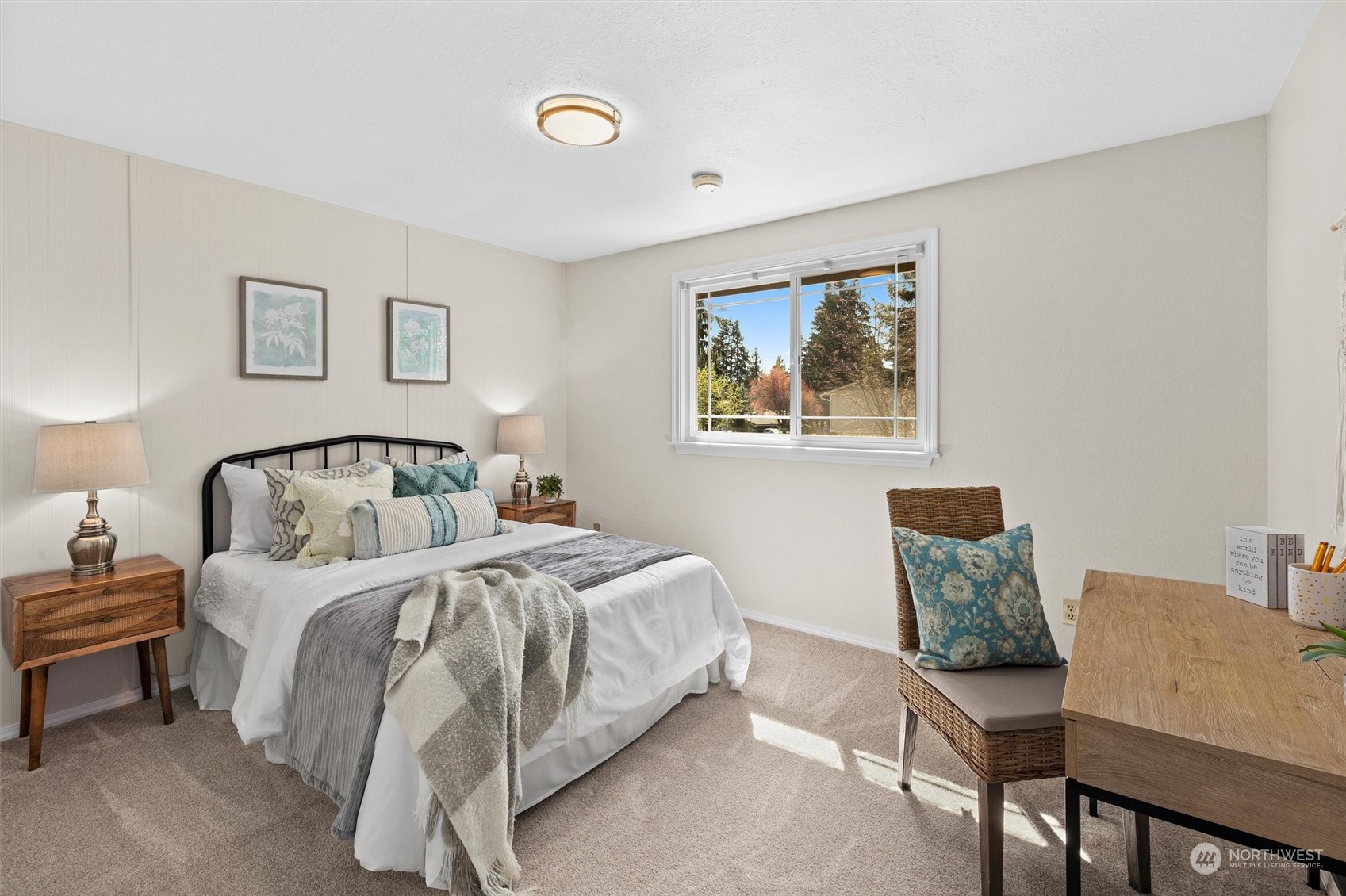 17021 30th Drive Southeast Bothell, WA 98012 - Photo 10 of 39 a bedroom with a bed and a table in it