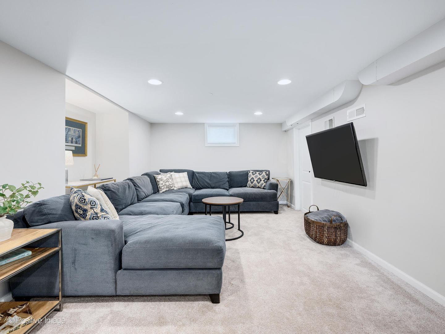 637 South Prospect Avenue Elmhurst, IL 60126 - Photo 26 of 37 a living room with furniture and a flat screen tv