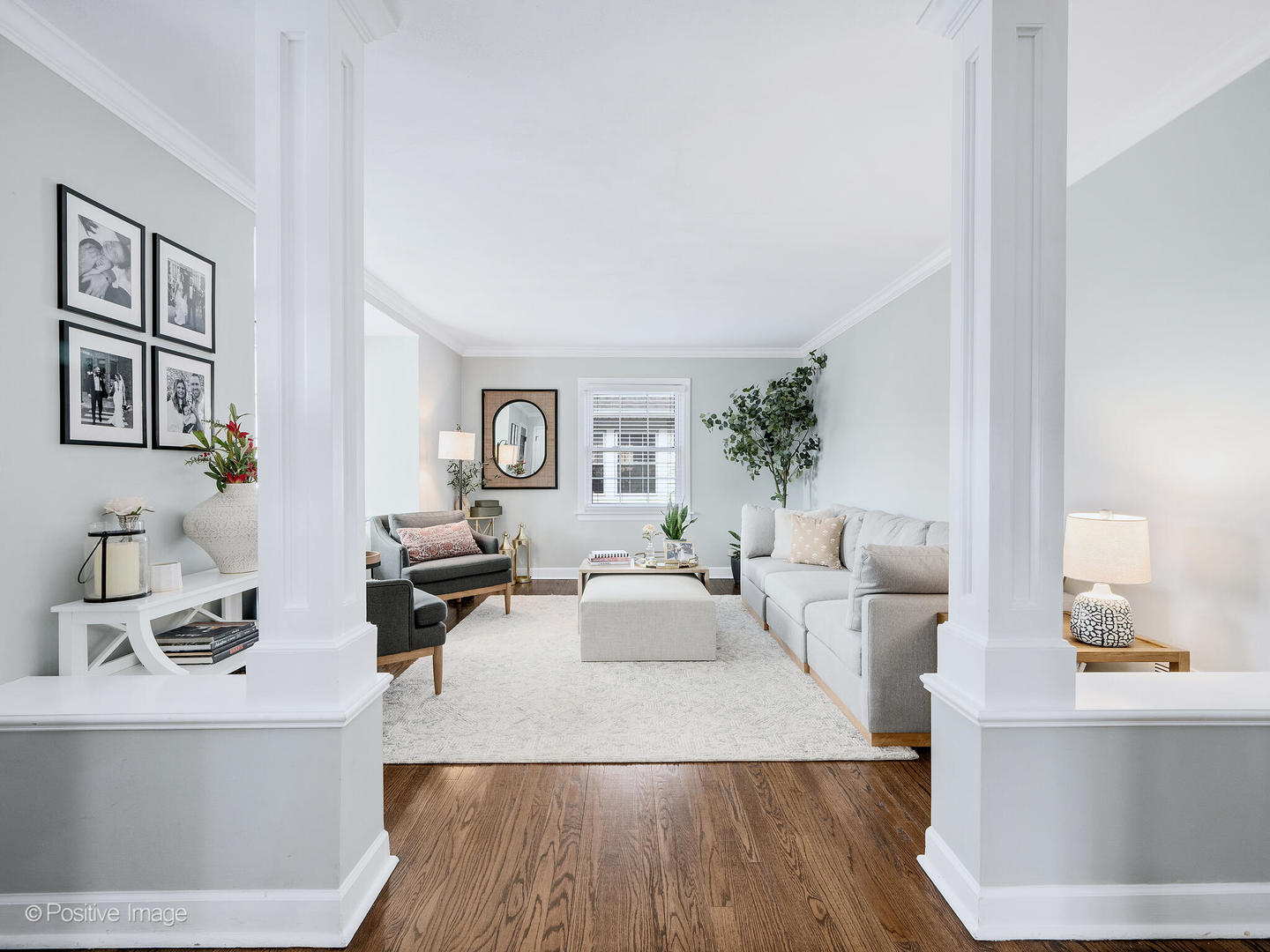 637 South Prospect Avenue Elmhurst, IL 60126 - Photo 6 of 37 a living room with furniture and wooden floor