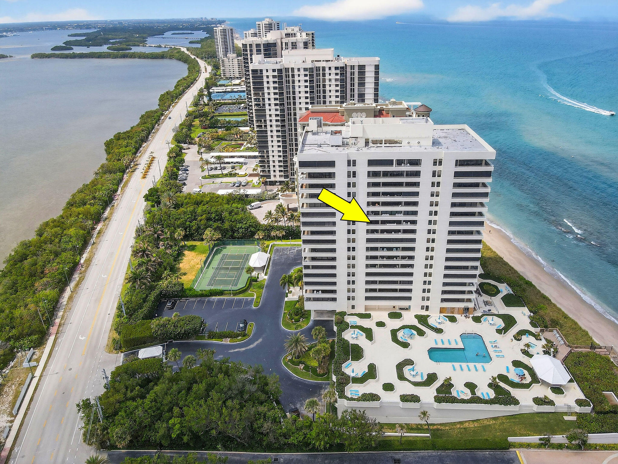 5280 North Ocean Drive, Unit 11F Singer Island, FL 33404 - Photo 63 of 97 5280NOceanDr#11FAerials(12)a