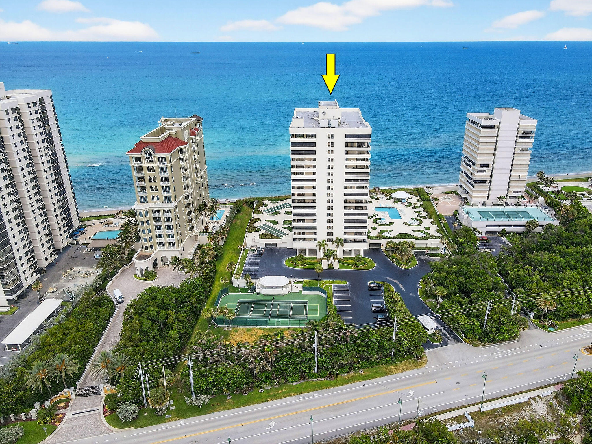 5280 North Ocean Drive, Unit 11F Singer Island, FL 33404 - Photo 65 of 97 5280NOceanDr#11FAerials(7)a