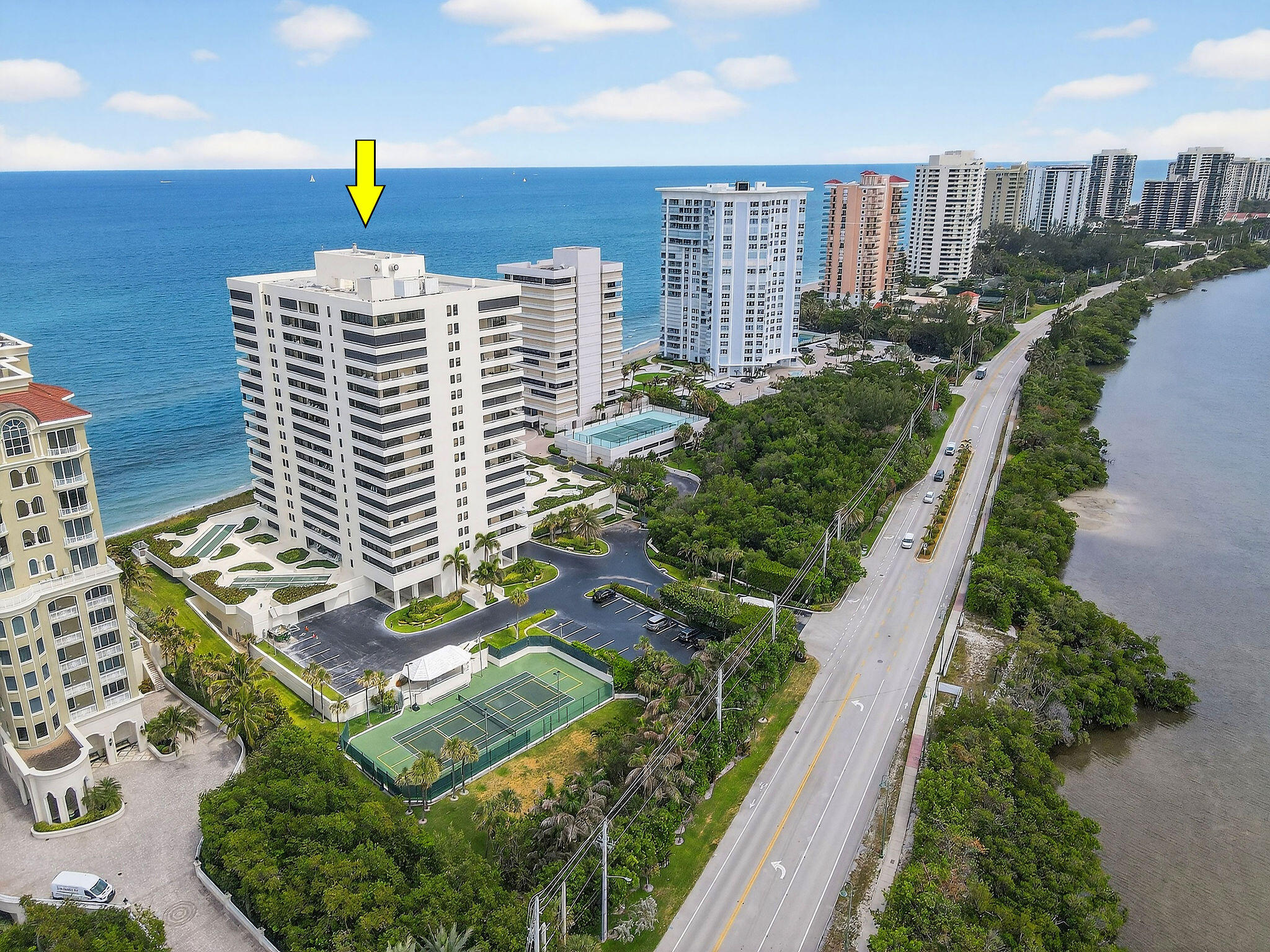 5280 North Ocean Drive, Unit 11F Singer Island, FL 33404 - Photo 68 of 97 5280NOceanDr#11FAerials(5)a