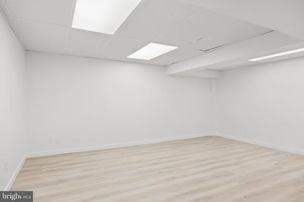 wooden floor in a room