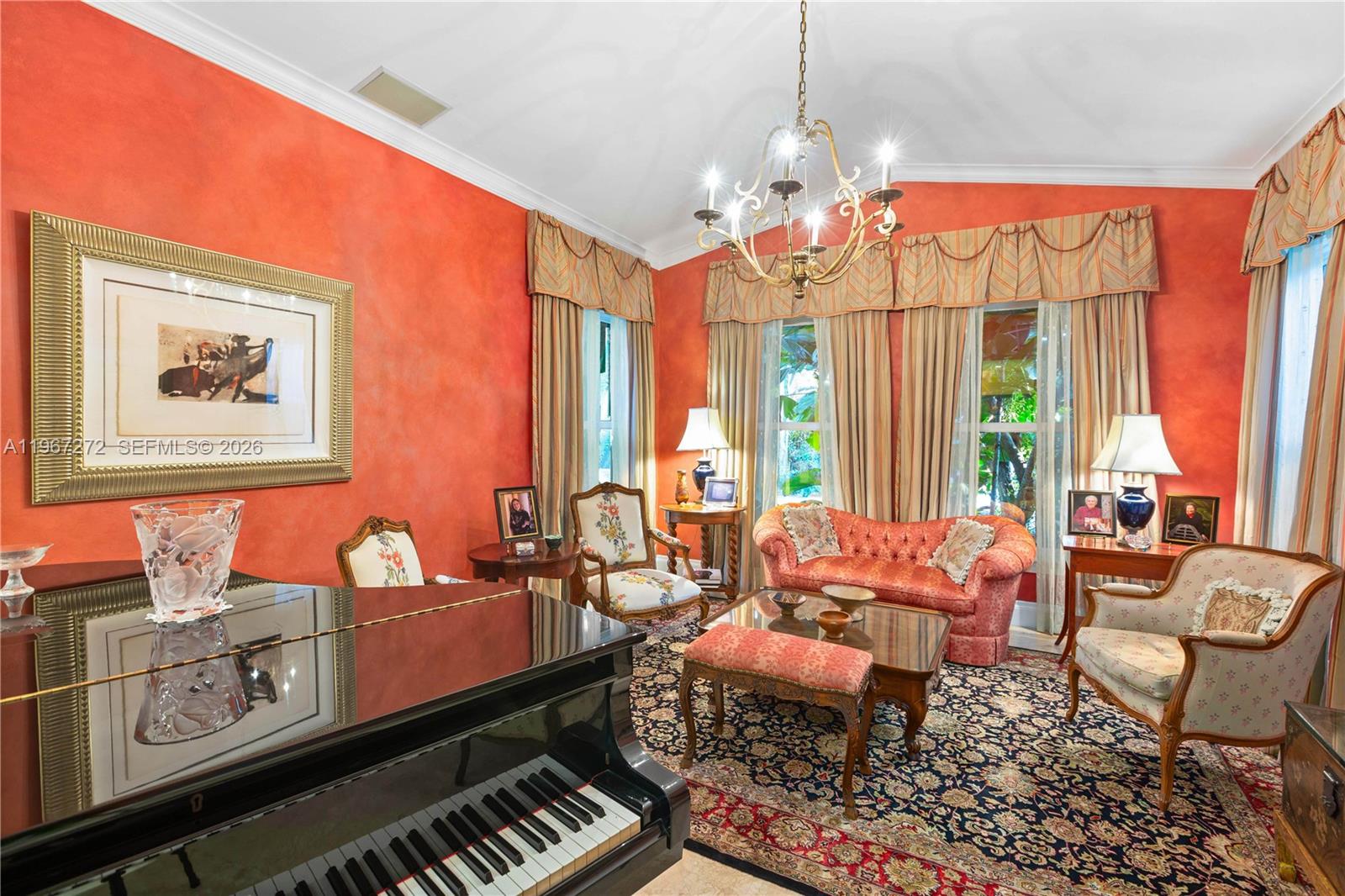 4867 Southwest 82nd Street Miami, FL 33143 - Photo 47 of 69 a living room with furniture a large window and a dining table