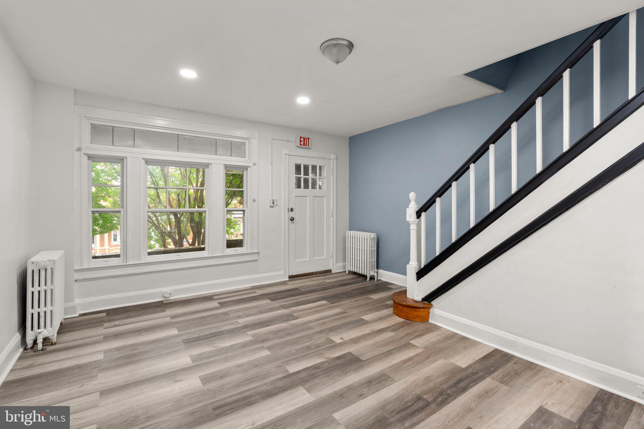 4208 Sheldon Avenue Baltimore, MD 21206 - Photo 4 of 26 a view of an entryway with wooden floor