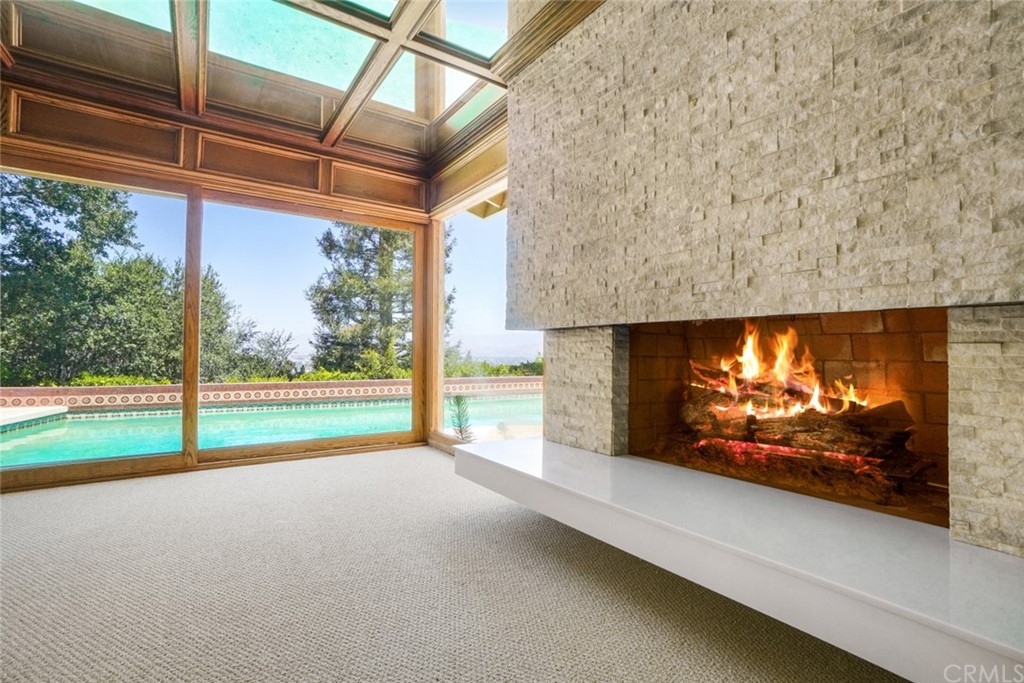 10821 Alta View Drive Studio City, CA 91604 - Photo 8 of 45 Cozy Fireplace.