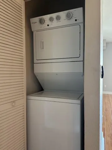 a close up of a washer and dryer