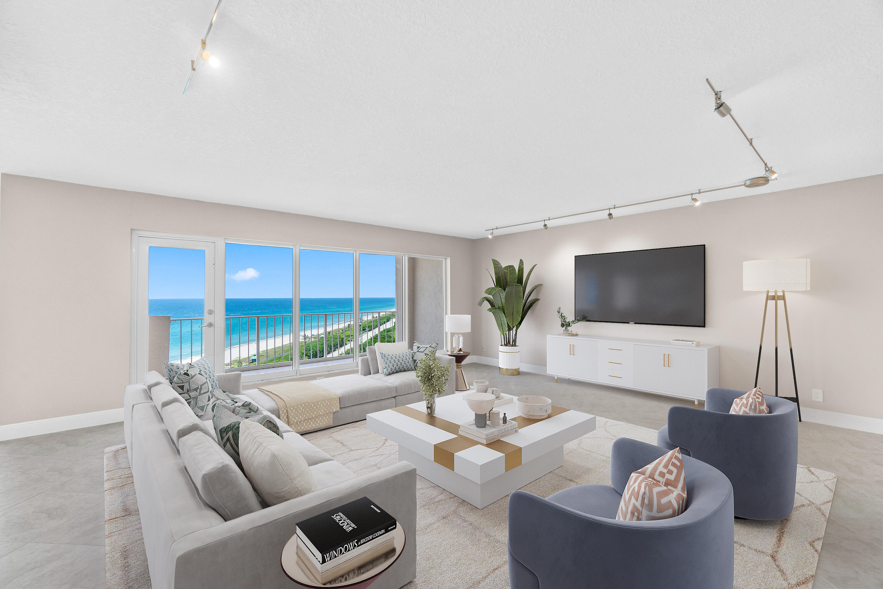 4001 North Ocean Boulevard, Unit 1602 Boca Raton, FL 33431 - Photo 5 of 39 LIVING ROOM
