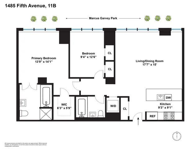 $1,099,000 | 1485 5th Avenue, Unit 11B | Harlem