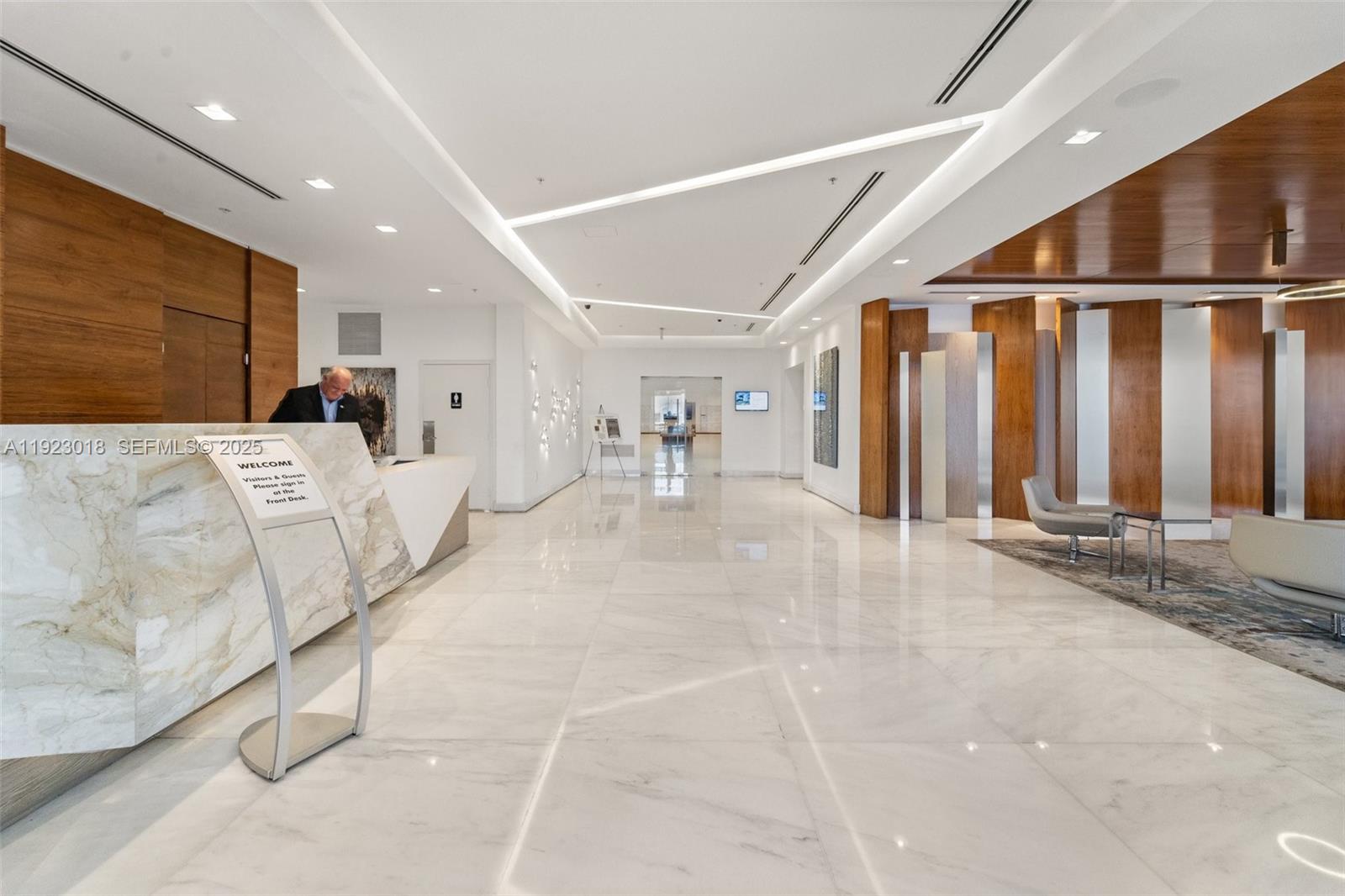 1900 Sunset Harbour Drive, Unit 2115 Miami Beach, FL 33139 - Photo 22 of 25 a view of a hallway with seating area