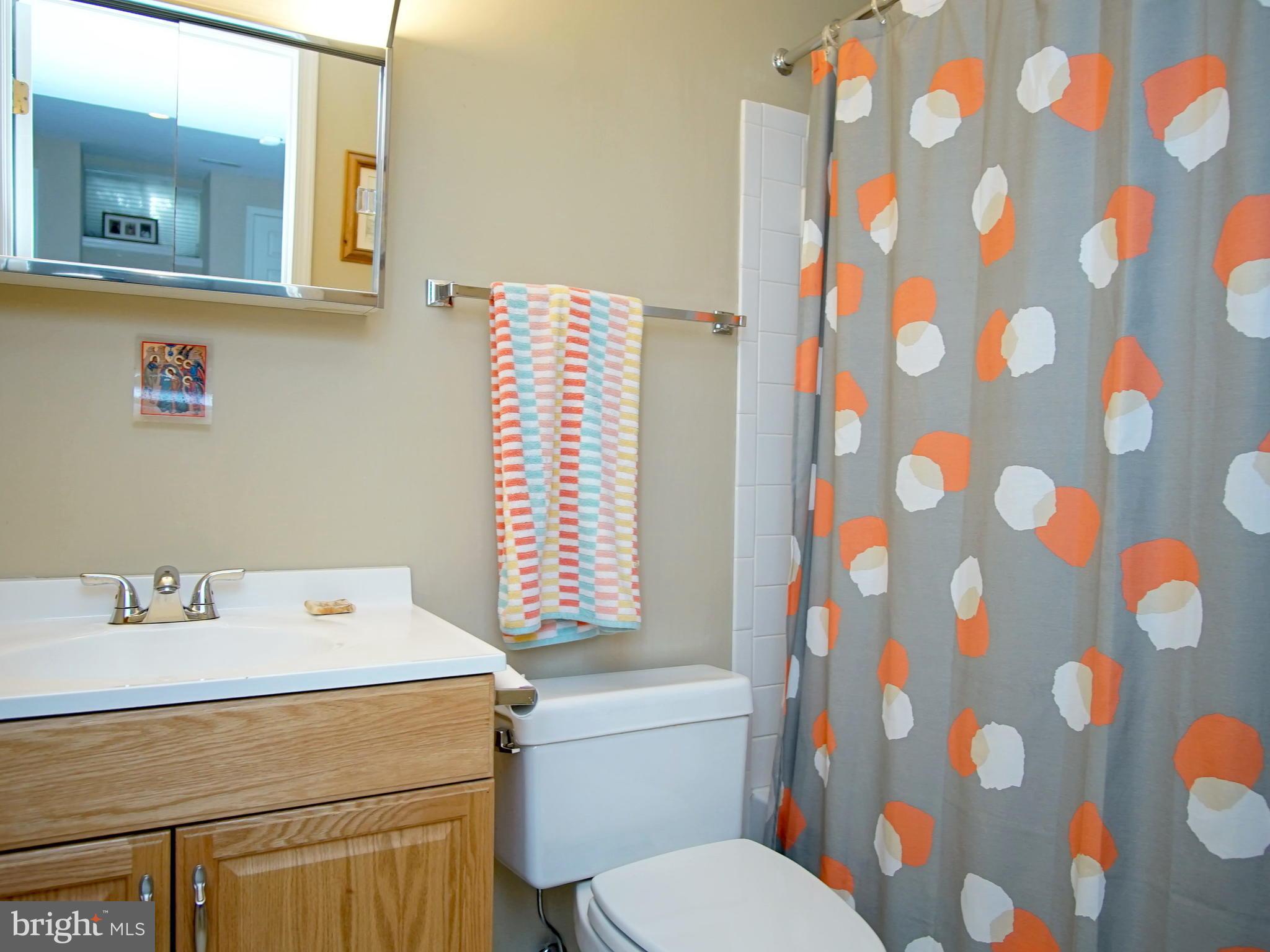 227 Midsummer Circle Gaithersburg, MD 20878 - Photo 19 of 25 a bathroom with a sink a toilet and a window