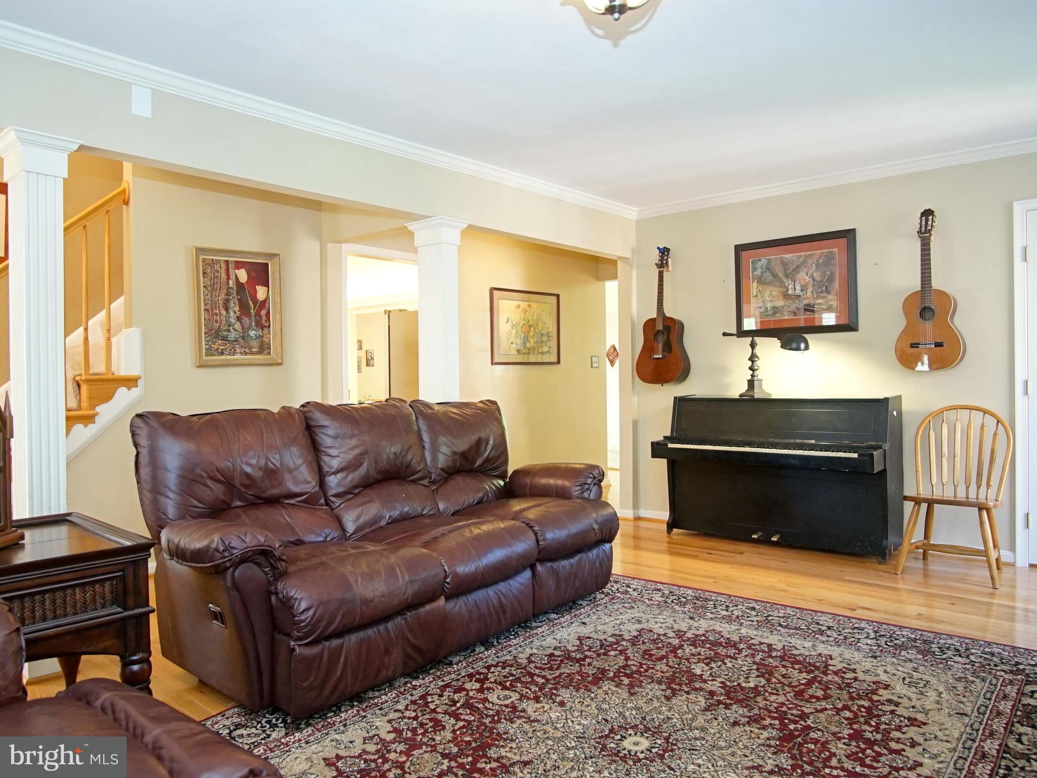 227 Midsummer Circle Gaithersburg, MD 20878 - Photo 3 of 25 a living room with furniture and a rug