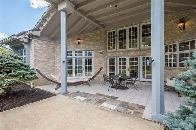 a view of a two chair in the balcony