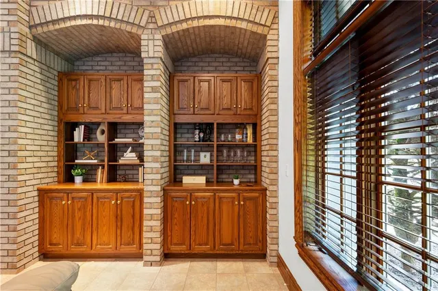 a view of front door of house