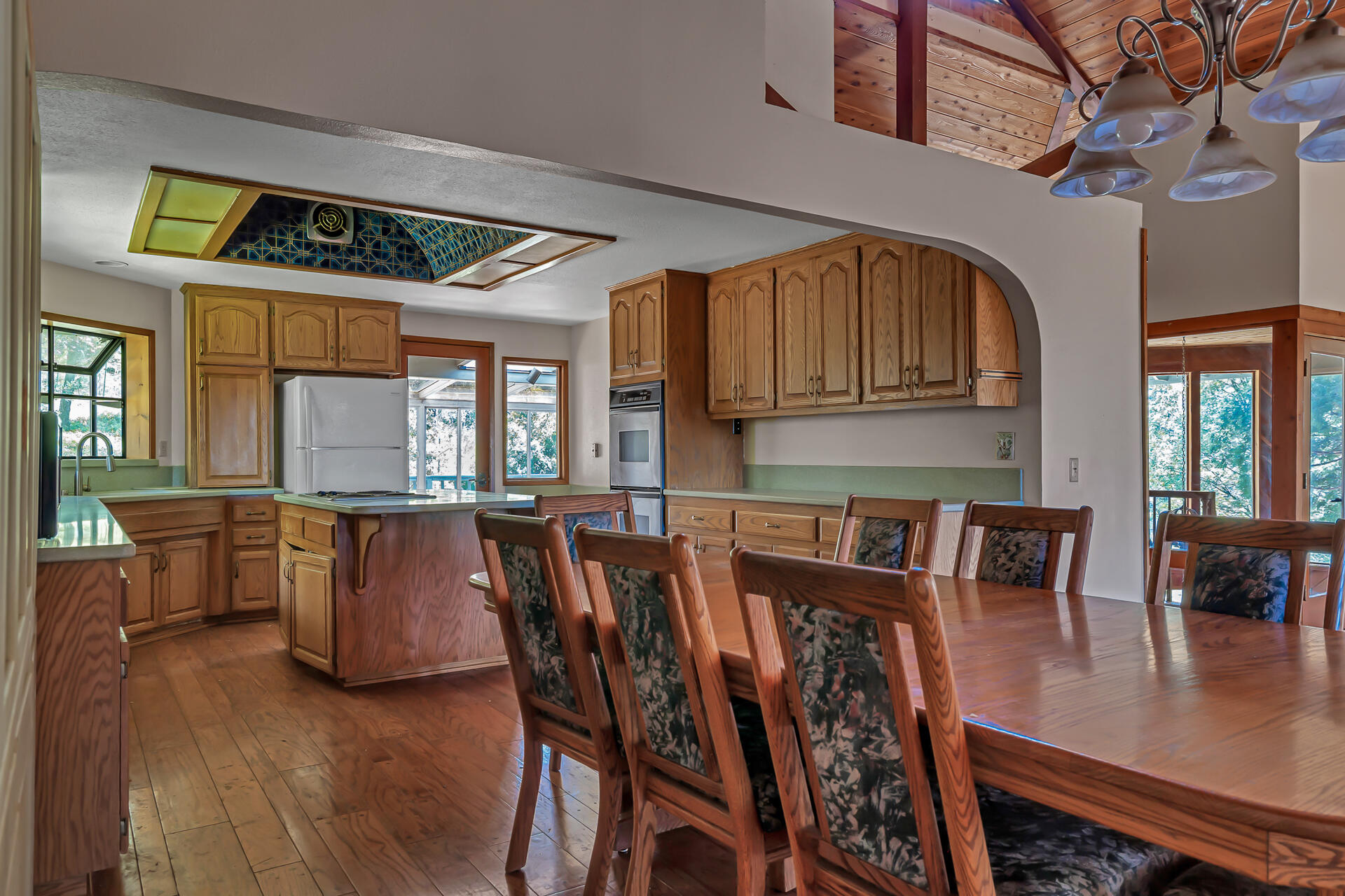 15368 Star Flower Road Oak Run, CA 96069 - Photo 37 of 63 a view of a dining room with furniture and window