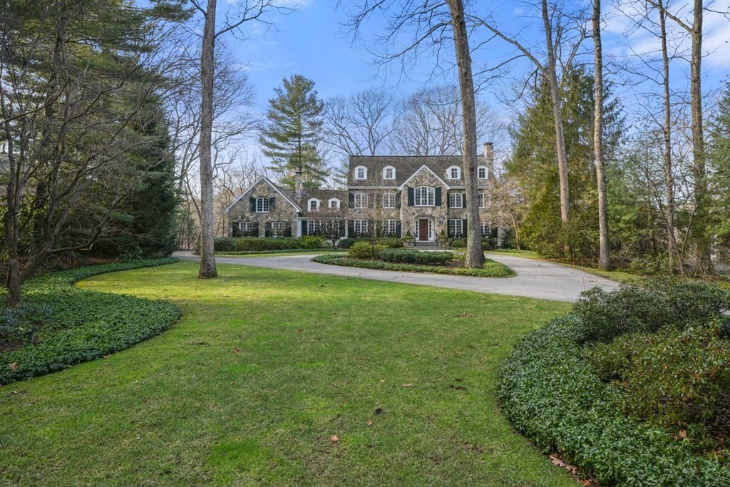 111 Livingston Road Wellesley, MA 02482 - Photo 3 of 42 a view of a park with large trees