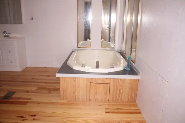 a view of water heater room