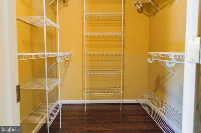 a view of walk in closet