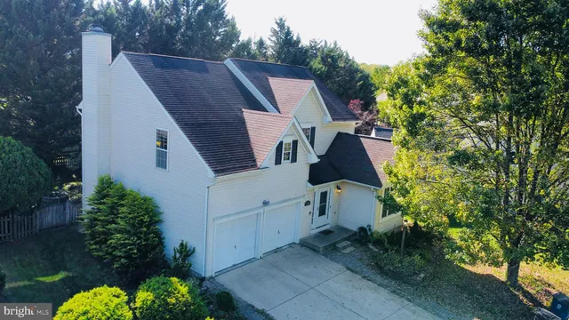 a aerial view of a house